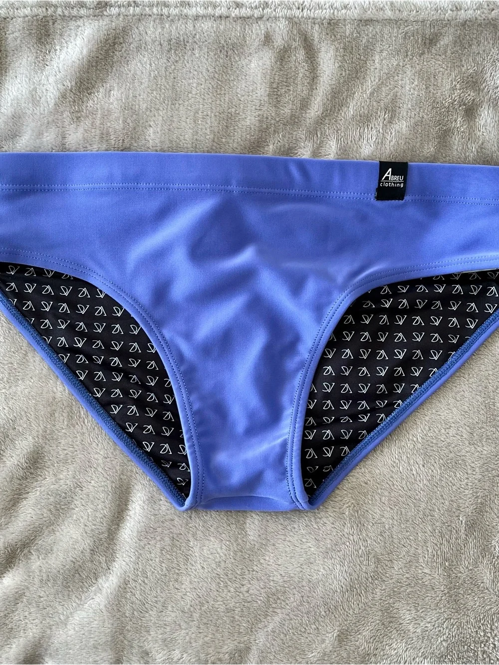 Men's Vibrant Periwinkle Swim Brief with Drawstring from ABREU